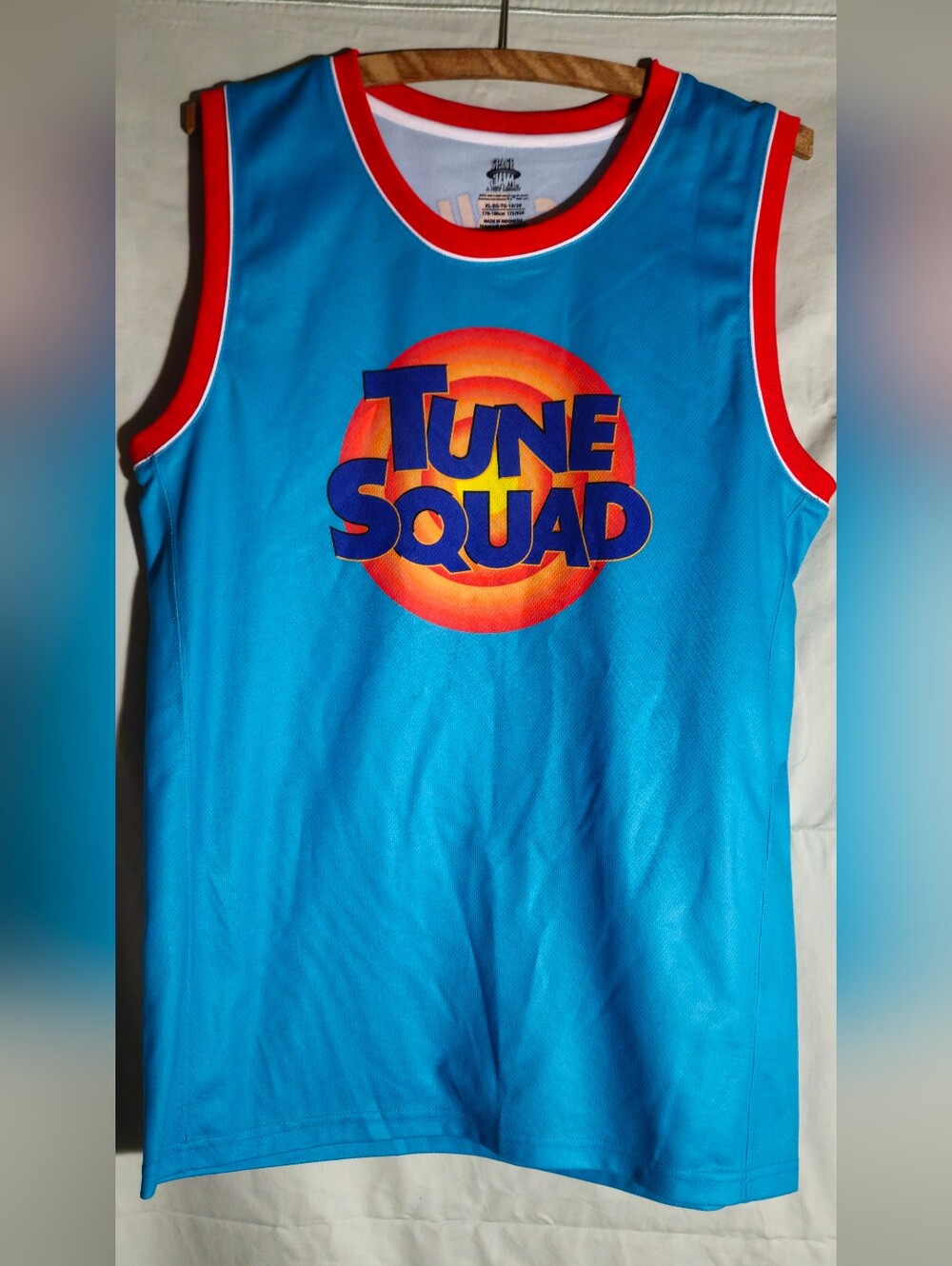 Space Jam Tune Squad Blue Graphic Basketball Jersey